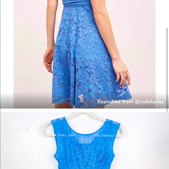 Blue Lace Moulinette Soeurs Dress 2P - Picture 2 of 8